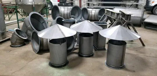 Duct caps and hoods