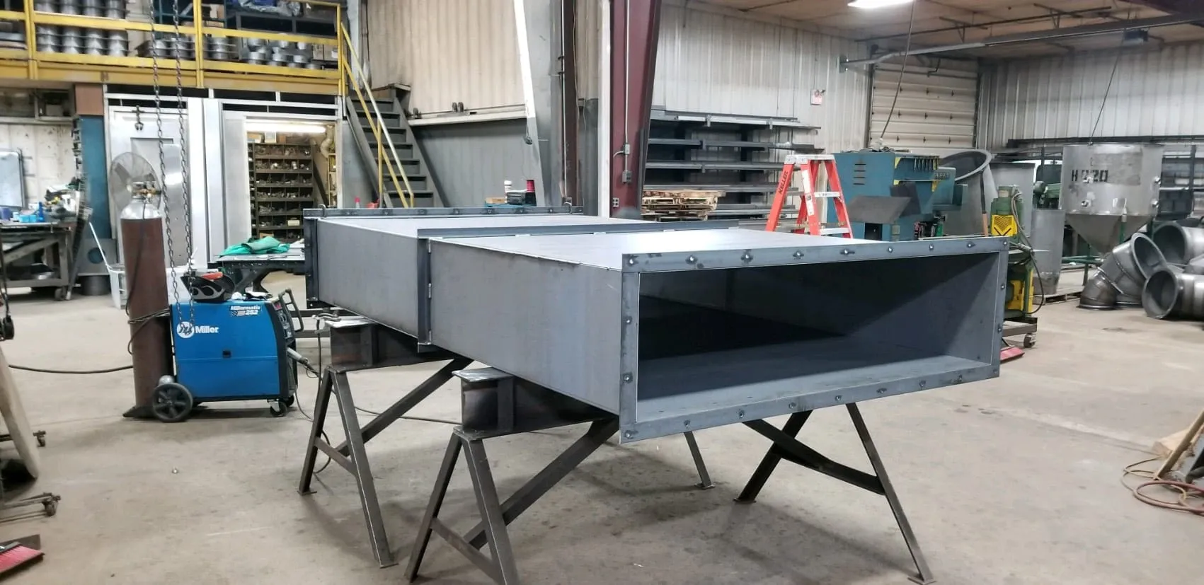 Galvanized ductwork