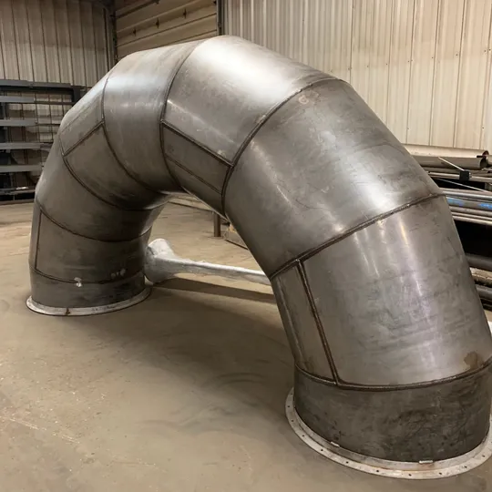 Segmented duct elbow