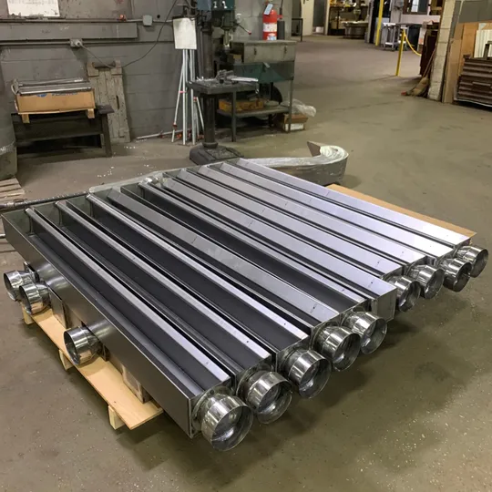 Welded tube banks